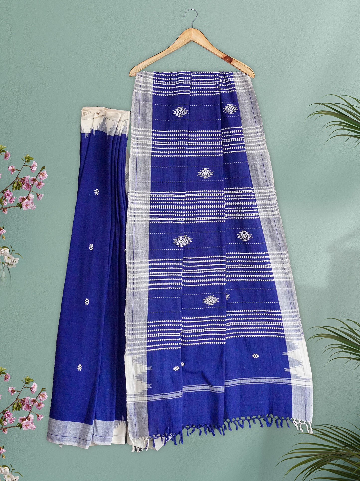 Royal Blue Handloom Kotpad Saree