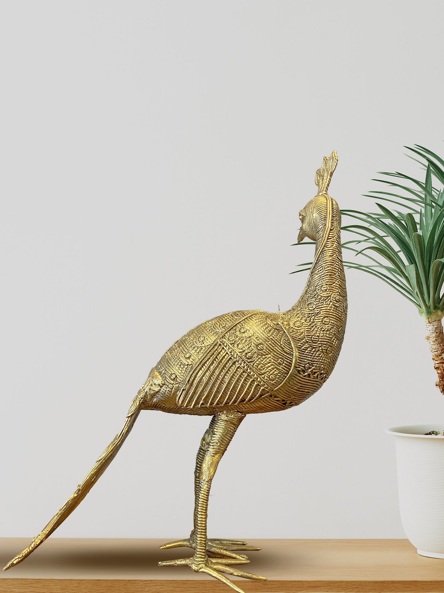 Handcrafted Dokra Peacock