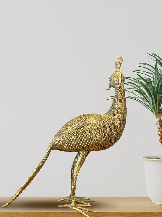 Handcrafted Dokra Peacock
