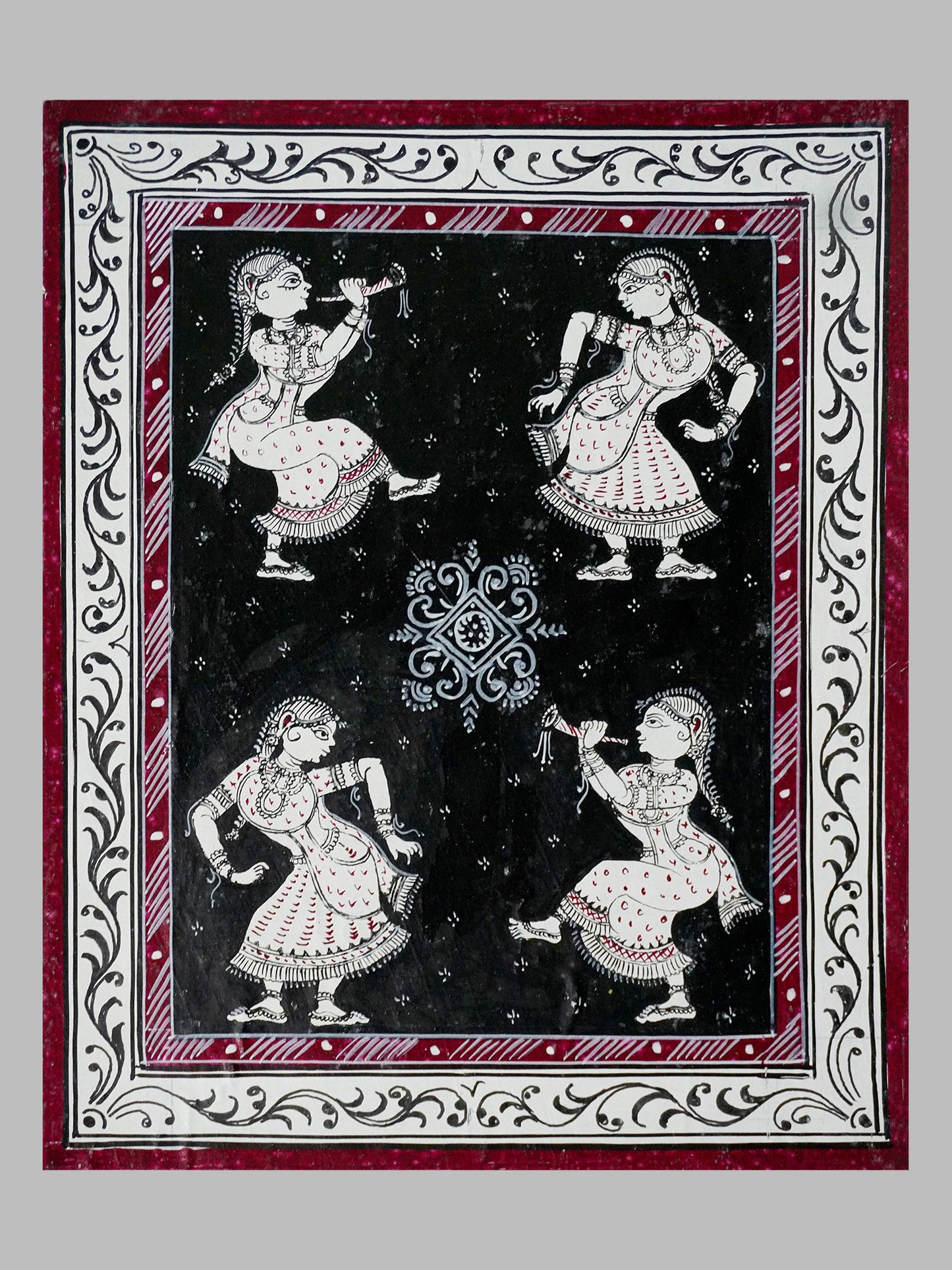 Pattachitra on Hand Made Canvas (Nartaki)