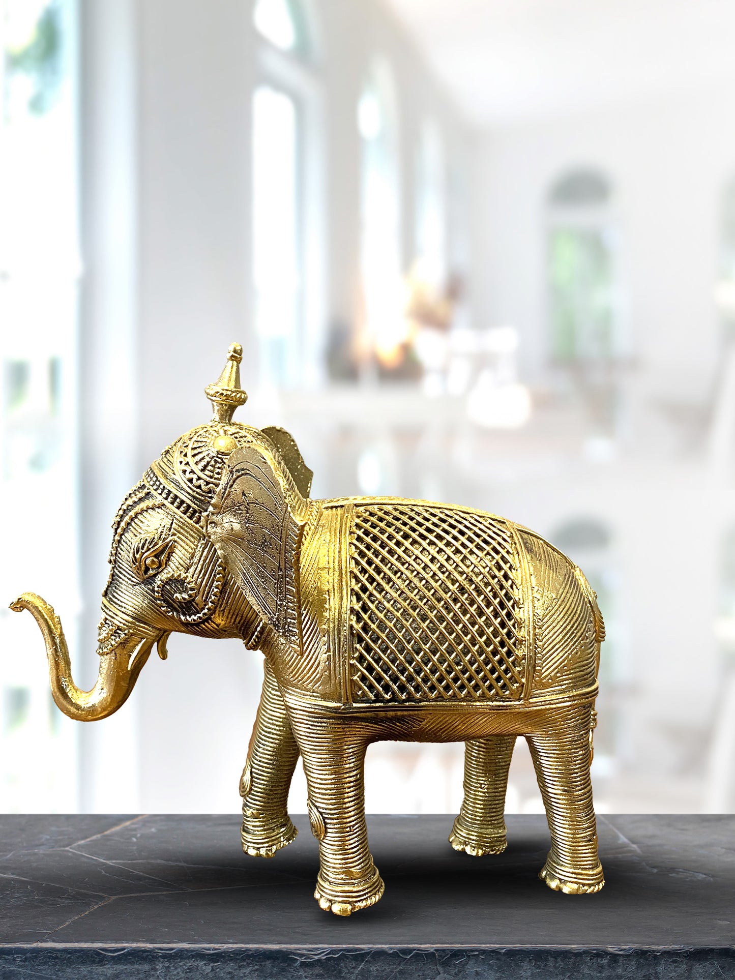Handcrafted Dokra Elephant- Big