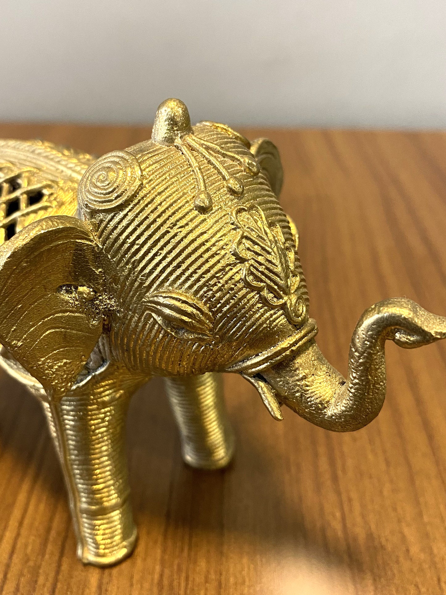 Handcrafted Dokra Elephant- Small