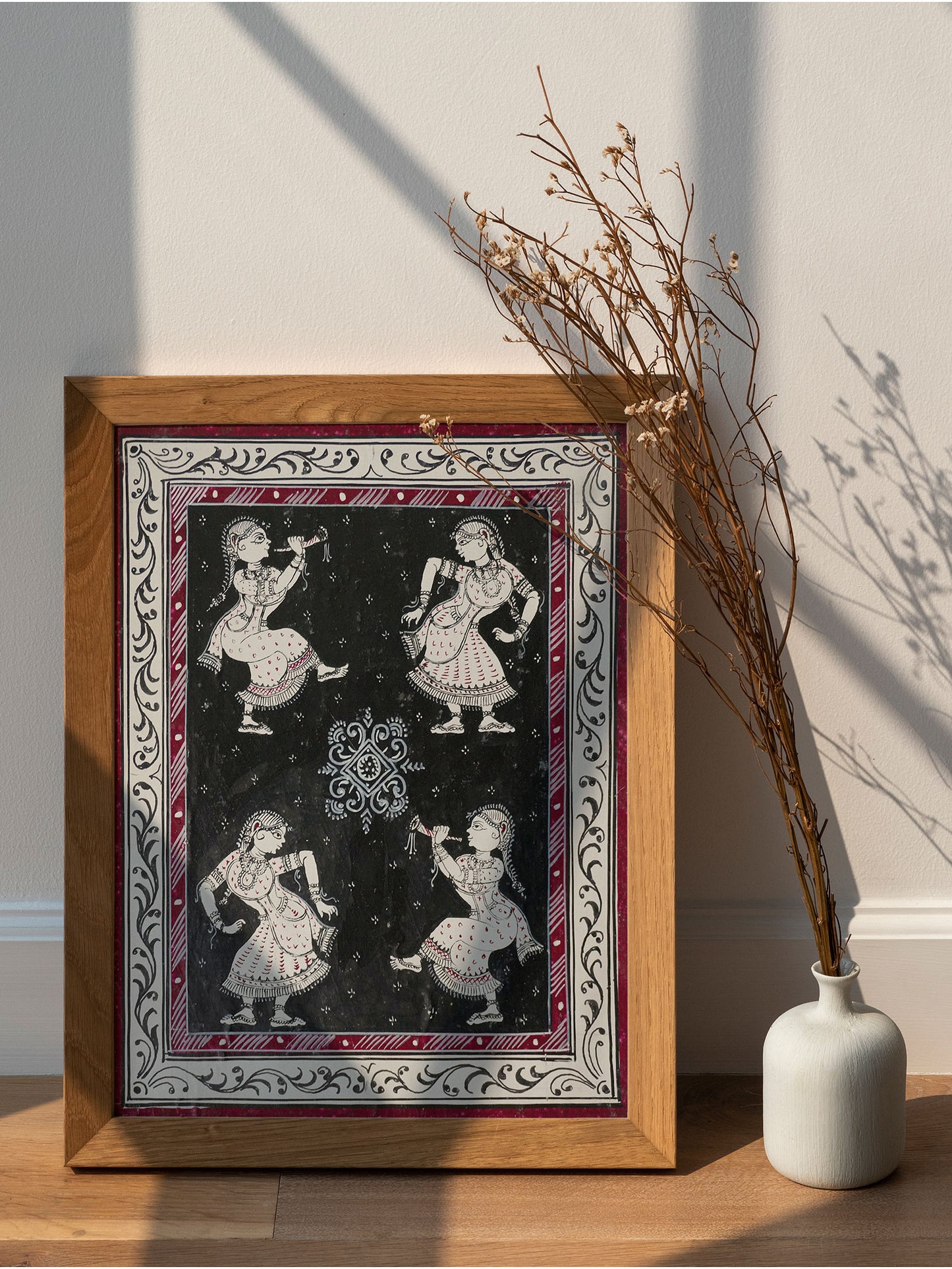 Pattachitra on Hand Made Canvas (Nartaki)