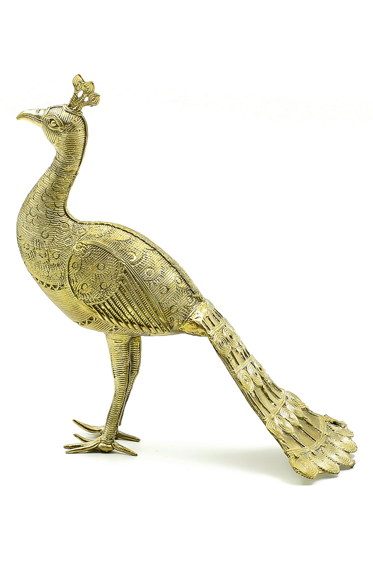 Handcrafted Dokra Peacock