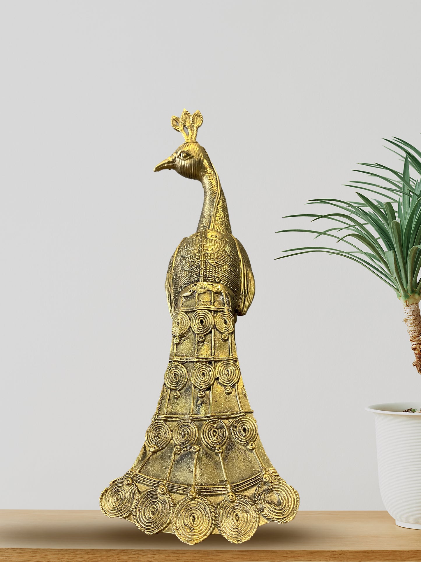 Handcrafted Dokra Peacock